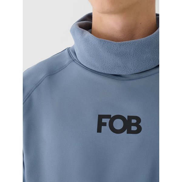 Longsleeve termoaktywny męski UBRUM080 4F - denim