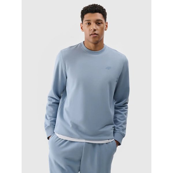 Bluza męska TSWSM1622 4F - jasny niebieski