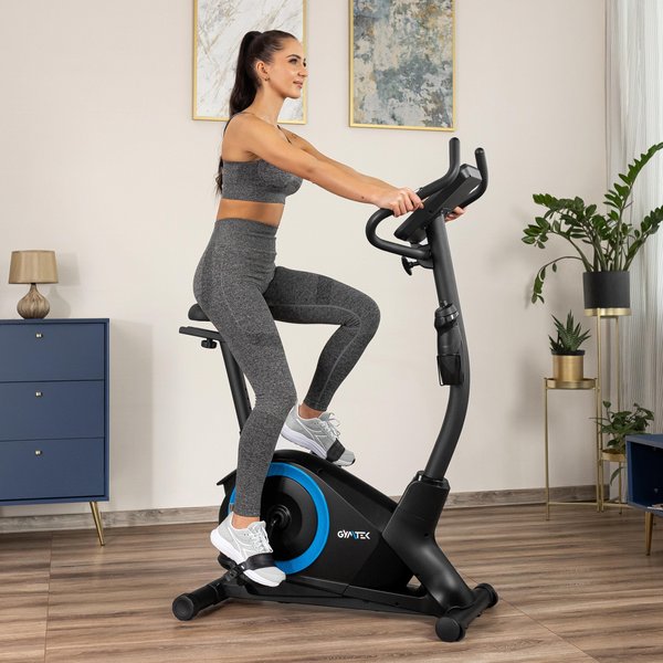 Rower elektromagnetyczny XB3000 Gymtek - niebieski