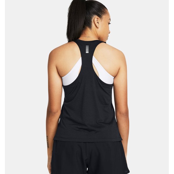 Bezrękawnik damski Launch Singlet Under Armour - Black/Reflective