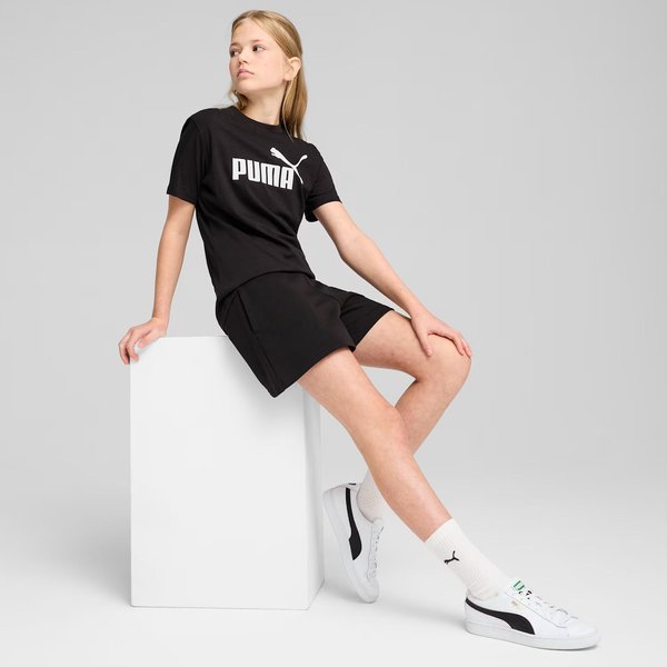 Koszulka juniorska Ess No.1 Logo Tee Puma - black