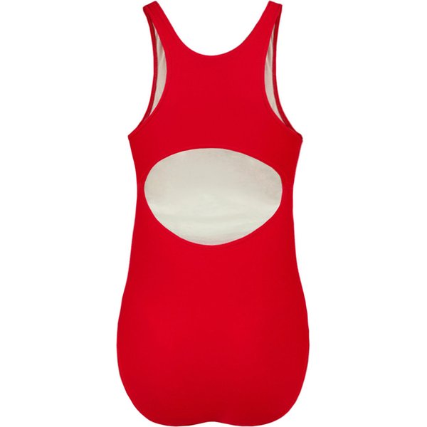 Kostium kąpielowy dziewczęcy Darla Crowell - czerwony