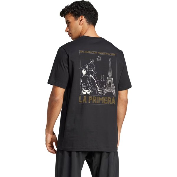 Koszulka męska Real Madrid Heavy Cotton Adidas - black