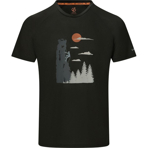 Koszulka męska Tech II Tee Dare2B - black