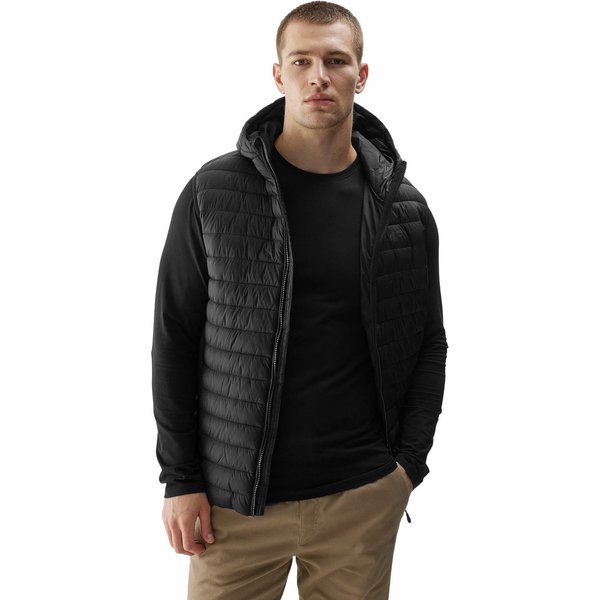 Kamizelka męska 4FAW23TVESM063 4F - głęboka czerń