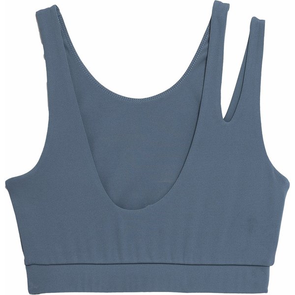 Crop top damski 4FSS23TFTSF147 4F - denim