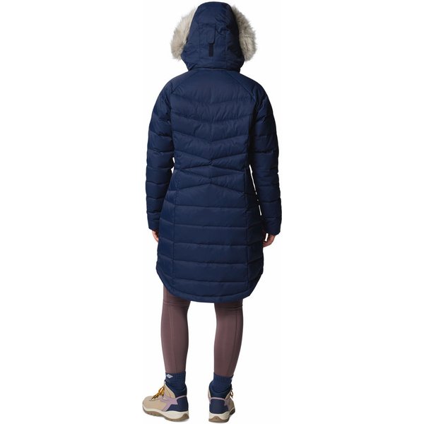 Płaszcz puchowy damski Belle Isle II Mid Down Columbia - Collegiate Navy