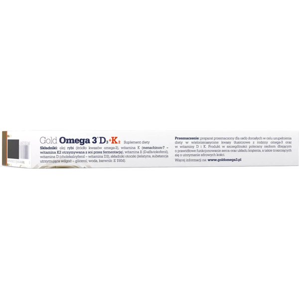 Gold Omega 3 D3+K2 30 kaps. Olimp