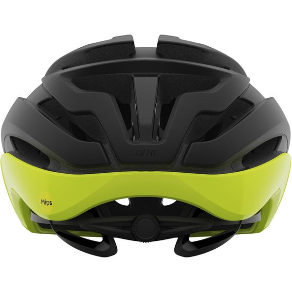 Kask rowerowy Cielo Mips Giro - matte black highlight yellow