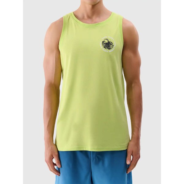 Bezrękawnik męski TSLEM122 4F - soczysta zieleń