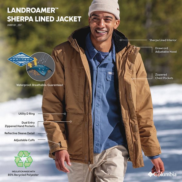 Kurtka męska Landroamer Sherpa Lined Columbia - Delta