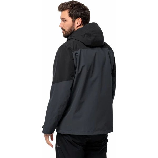 Kurtka męska Glaabach 3w1 Jack Wolfskin - black
