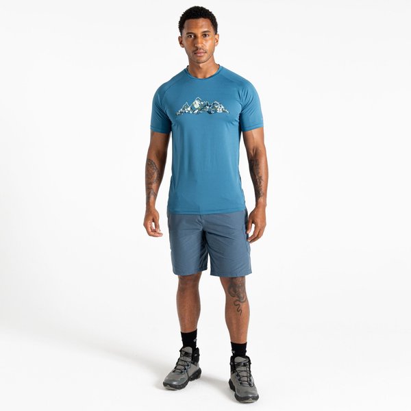 Koszulka męska Tech II Tee Dare2B - Bluesteel