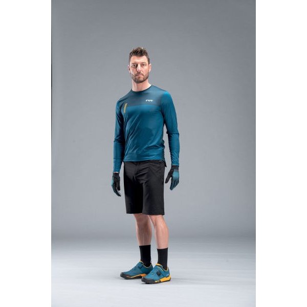 Longsleeve rowerowy męski Xtrail 2 Jersey Northwave - czarny