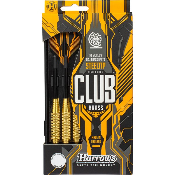 Фото - Дартс Harrows Rzutki do darta Club Brass Steeltip 23gK 3szt. 