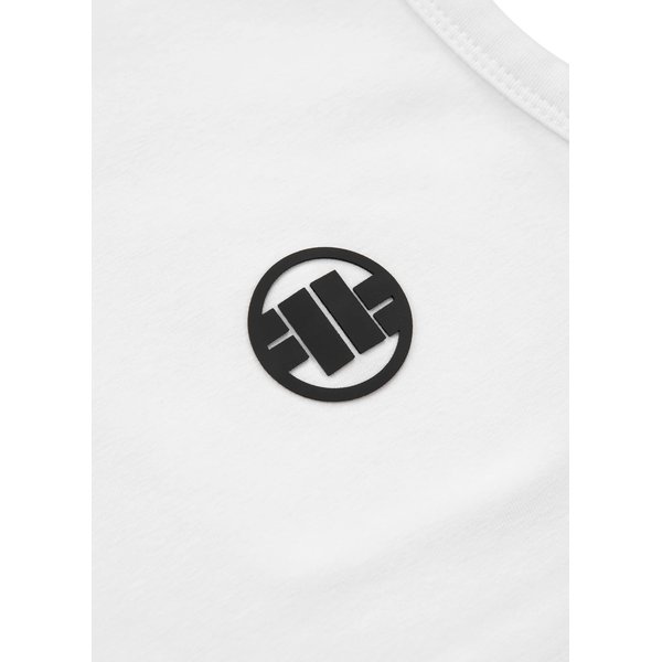 Bezrękawnik męski Small Logo 190 Pitbull West Coast - biały