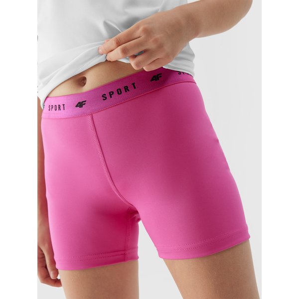 Spodenki dziewczęce 4FJAW23TFSHF287 4F - fuksja