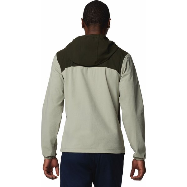 Softshell męski Heather Canyon II Hooded Columbia - safari/greenscape
