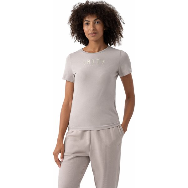 Koszulka damska 4FAW23TTSHF0899 4F - jasny róż