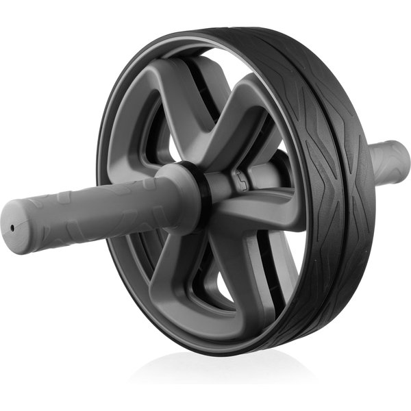 Wałek, kółko do ćwiczeń podwójne Gymtek - podwójne, czarne