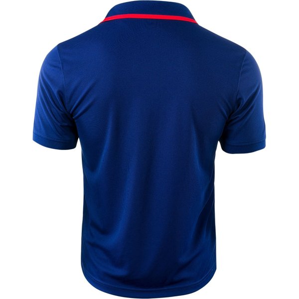 Koszulka polo męska Site Hi-Tec - blue/high risk red