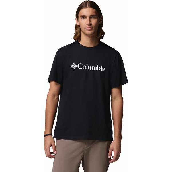 Koszulka męska CSC Basic Logo Organic Cotton Columbia - black, gem colu