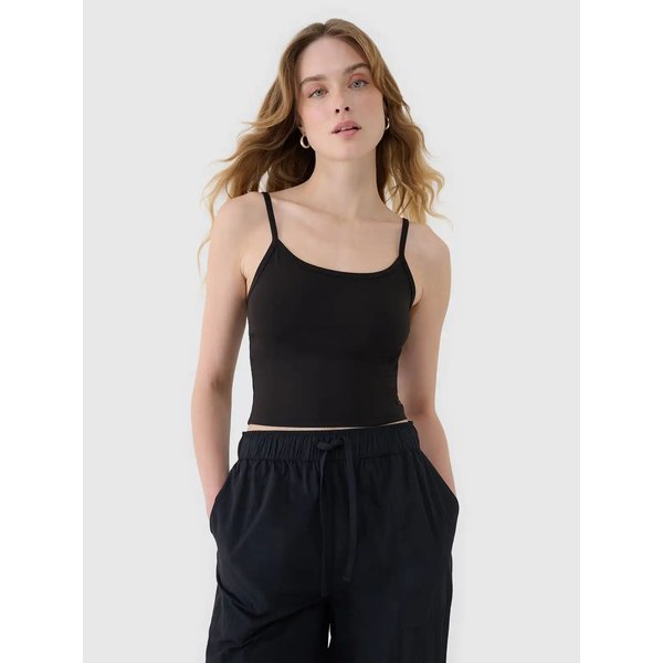 Top damski TSLEF127 4F - głęboka czerń