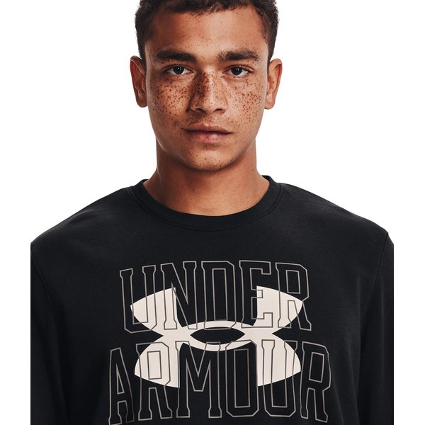 Bluza męska Rival Terry Logo Under Armour - black