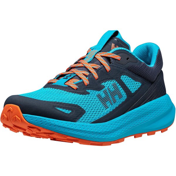 Buty do biegania Skyhawk Trail Running Helly Hansen - cyan/bonfire