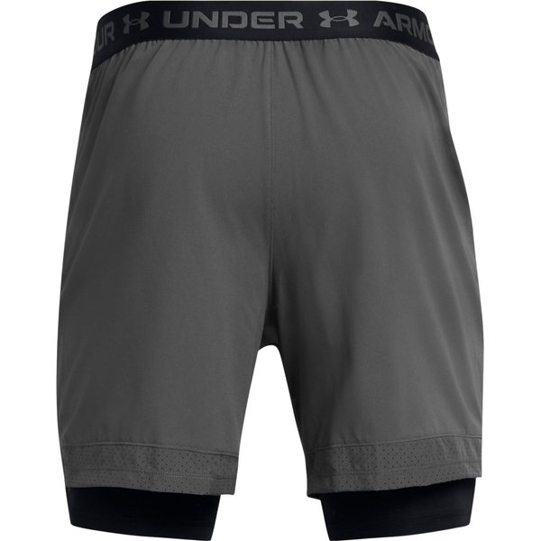 Spodenki męskie Vanish Woven 2w1 Under Armour - Castlerock/Black