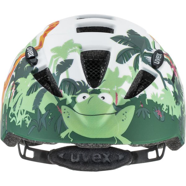 Kask rowerowy juniorski Kid 2 CC Uvex - zielony/zwierzęta