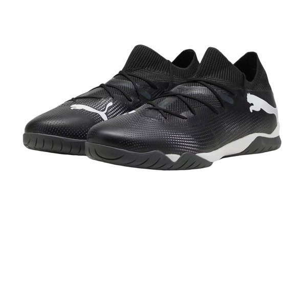 Buty piłkarskie, halowe Future 7 Match It Puma - Black/White