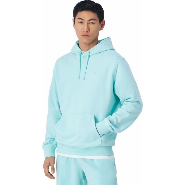 Bluza męska Heavy Spring Poly Terry Hooded Champion - miętowa