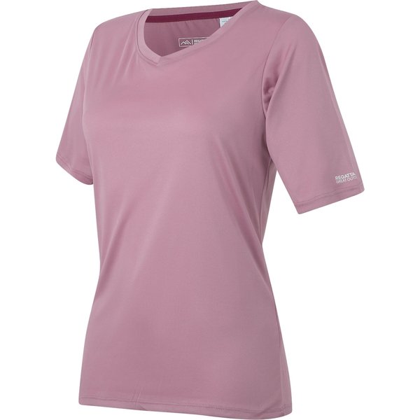 Koszulka damska Fingal V-neck II Regatta - Lilas