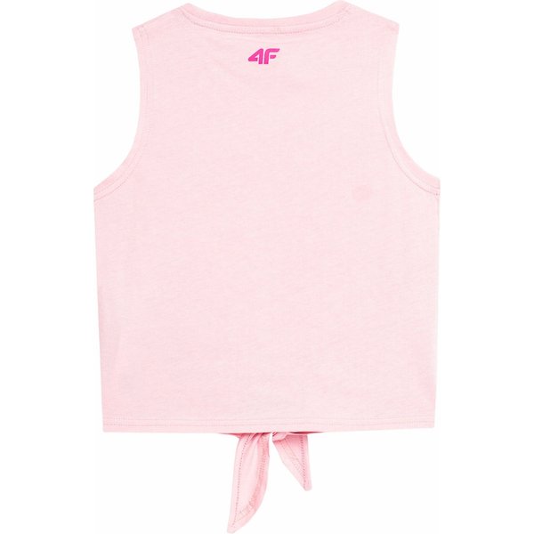 Bezrękawnik, top dziewczęcy 4FJSS23TTSHF391 4F
