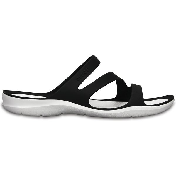 Klapki Swiftwater Crocs - black/white