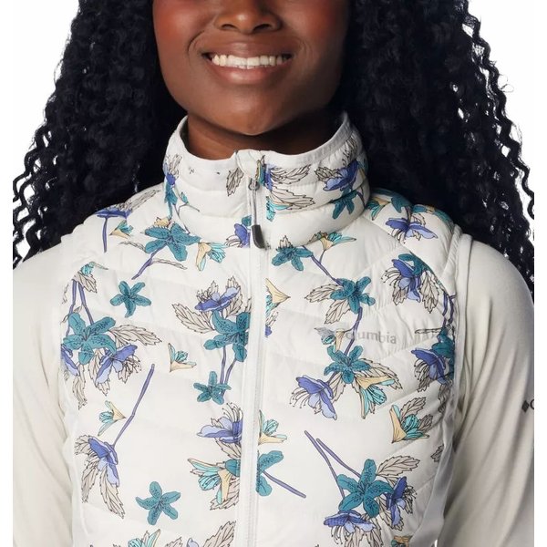 Kamizelka damska Powder Pass Vest Columbia - kwiaty