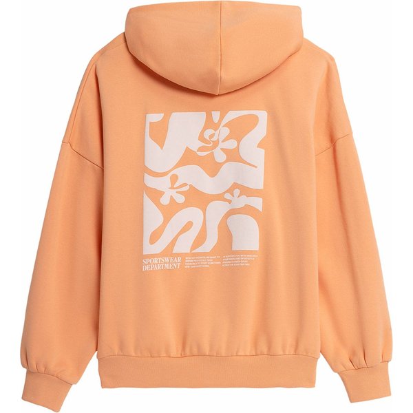 Bluza damska 4FAW23TSWSF698 4F - pomarańcz