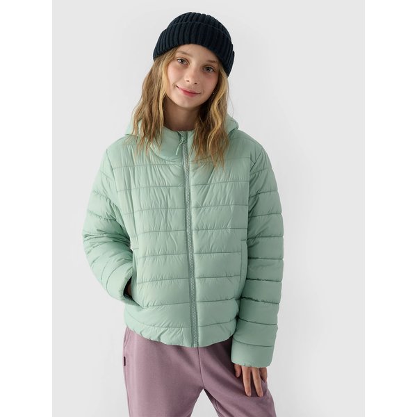 Kurtka puchowa juniorska TDJAF449 4F