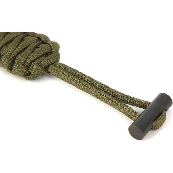 Bransoletka przetrwania 6m Bushmen Travel Gear - oliwkowa