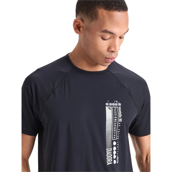 Koszulka męska Super Light SS T-shirt Be One Diadora - czarny