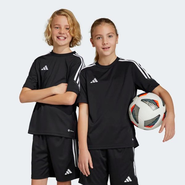 Koszulka juniorska Tiro 23 Club Training Jersey Adidas - czarny/biały