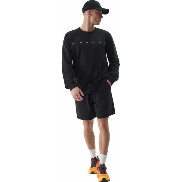 Bluza męska 4FWSS24TSWSM1009 4F - głęboka czerń