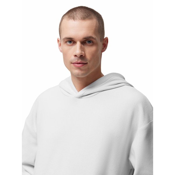 Polar męski OTHWSS24TFLEM259 Outhorn - ciepły jasny szary