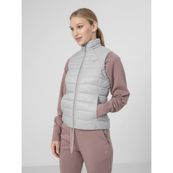 Kamizelka damska H4Z22 KUDP001 4F - szara