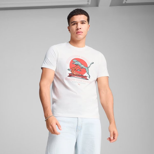 Koszulka męska Graphics Bonsai Puma - white