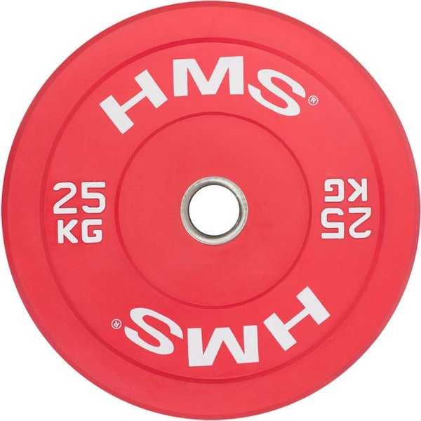 Talerz olimpijski ogumowany Bumper 25kg HMS