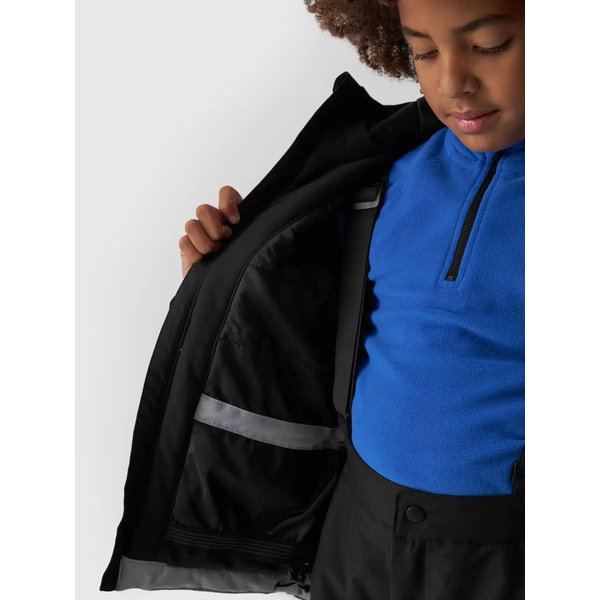 Kurtka narciarska chłopięca TTJAM533 4F - szary