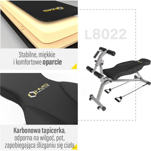 Ławka do ćwiczeń L8022 HMS Premium