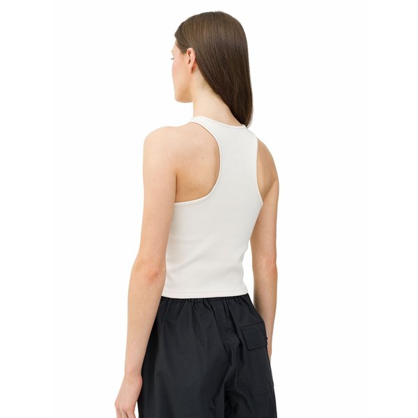 Bezrękawnik damski 4FWSS24TSLEF066 4F - kremowy